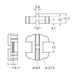 Mounting Accessories BTS-DSC26-UR10