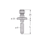 Accessories THW-6-TRI3/4-A4-L250