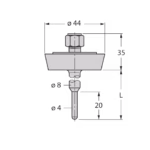 Accessories THW-3-DN25K-A4-L250