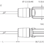 Temperature Detection TTM050C-203A-CF-LIUPN-H1140-L100