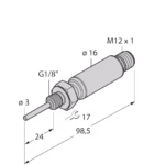 Temperature Detection TTMS-103A-G1/8-LIUPN-H1140-L024