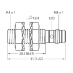 Inductive Sensor BI1.5-EG08K-AP6X-V1131