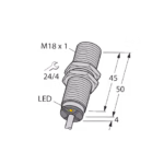 Inductive Sensor BI8-M18-VP6X 7M