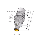 Inductive Sensor NI30U-EM30WD-VP6X-H1141
