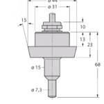 Flow Monitoring FCS-DN25A4-NA/D100