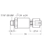 Pressure Transmitter PT3000PSIG-2105-I2-DT043P