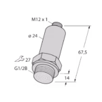 Pressure Transmitter, Front-Flush PT060R-29-LI3-H1140