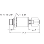 Pressure Transmitter PT100R-2121-I2-DT043P