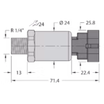 Pressure Transmitter PT600R-2110-I2-AMPS1.5