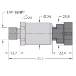 Pressure Transmitter PT600R-2103-I2-AMPS1.5