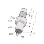 Capacitive Sensor BC5-S185-AP4X-0.2-RS4T