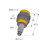 Capacitive Sensor BCT10-S30-UP6X2-H1151