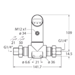 Differential Pressure Sensor PS003D-501T-2UPN8X-H1141