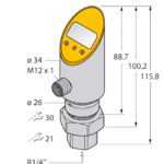 Pressure Transmitter (Rotatable) PS016A-511-LI2UPN8X-H1141