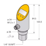 Pressure sensor PS001V-302-LI2UPN8X-H1141