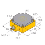Inductive Sensor NI75U-CP80-VP4X2-H1141