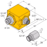 Flow Monitoring FCIC-G1/4A4P-AP8-H1141/0.5