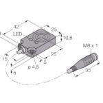 Capacitive Sensor BC8-Q10-RN6X2-0.85-V1131/S90