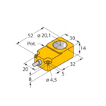 Inductive Sensor BI20R-Q14-LU