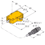 Miniature Encoder RI360P1-QR14-ELIU5X2-0.3-RS5