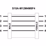 Pinout Adapters - Banner - S15A-M12M4M8F4