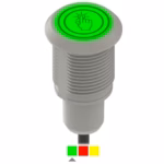 S22 Pro Series 22 mm Programmable Multicolor Touch Button - Banner - S22AMTFGRY3QP