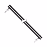 WLB72 Series High Output LED Industrial Strip Light - Banner - WLB72IZCWH2400E25ABKQPB0.5